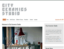 Tablet Screenshot of cityceramicsstudio.com